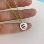 Copper Gold All Constellation Zodiac Star Sign Pendant Chain Bulk