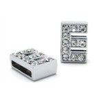 Initial Alphabet All Small Letter Cubic Zirconia Silver Necklace Birthday Gifts For Women Girls