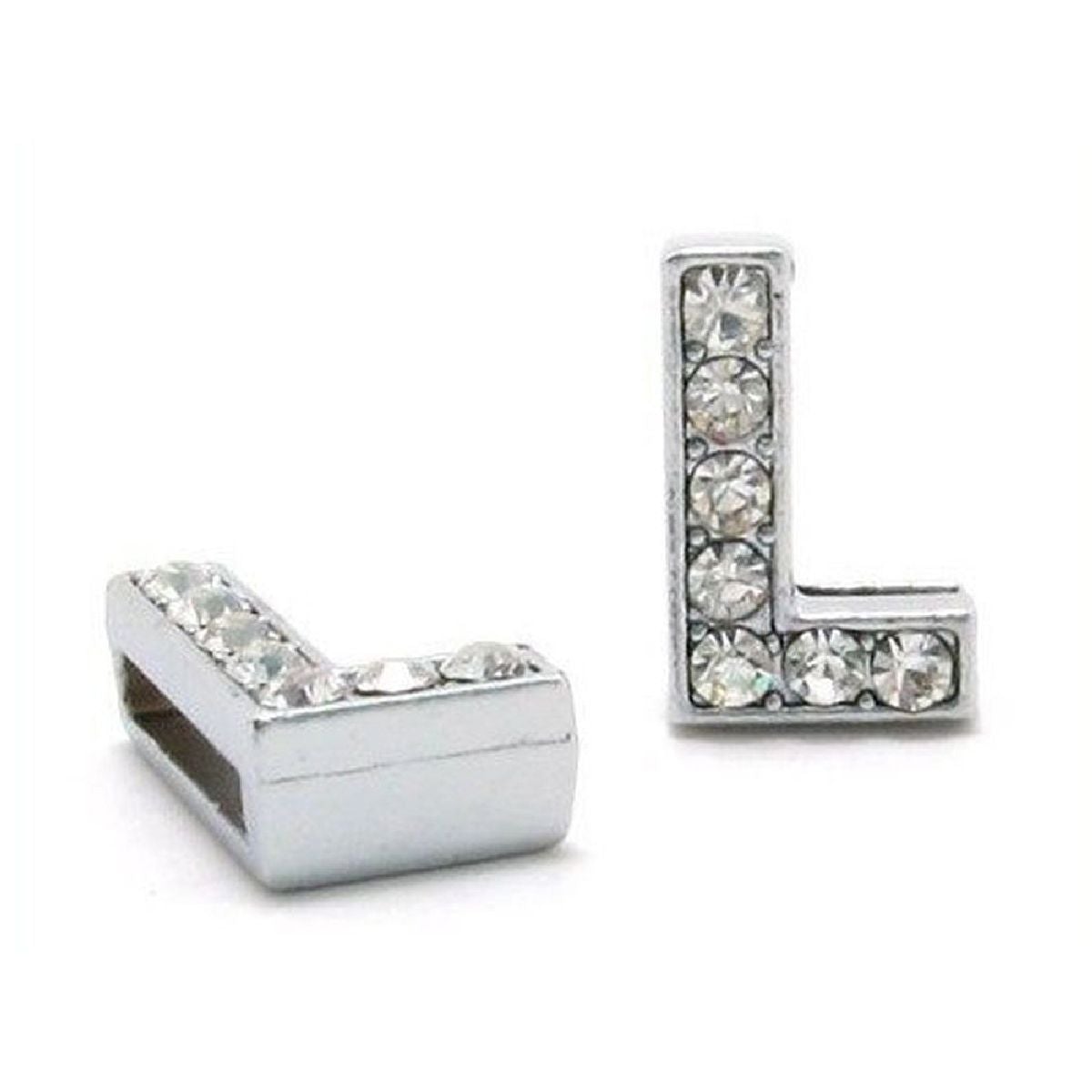 Initial Alphabet All Small Letter Cubic Zirconia Silver Necklace Birthday Gifts For Women Girls