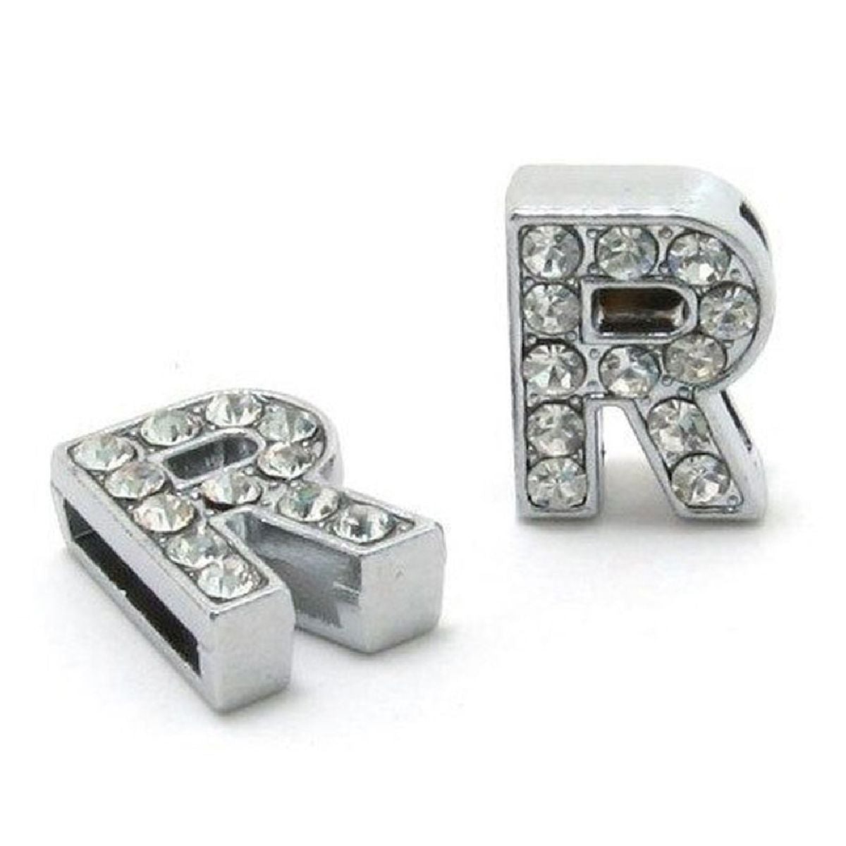 Initial Alphabet All Small Letter Cubic Zirconia Silver Necklace Birthday Gifts For Women Girls