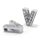 Initial Alphabet All Small Letter Cubic Zirconia Silver Necklace Birthday Gifts For Women Girls