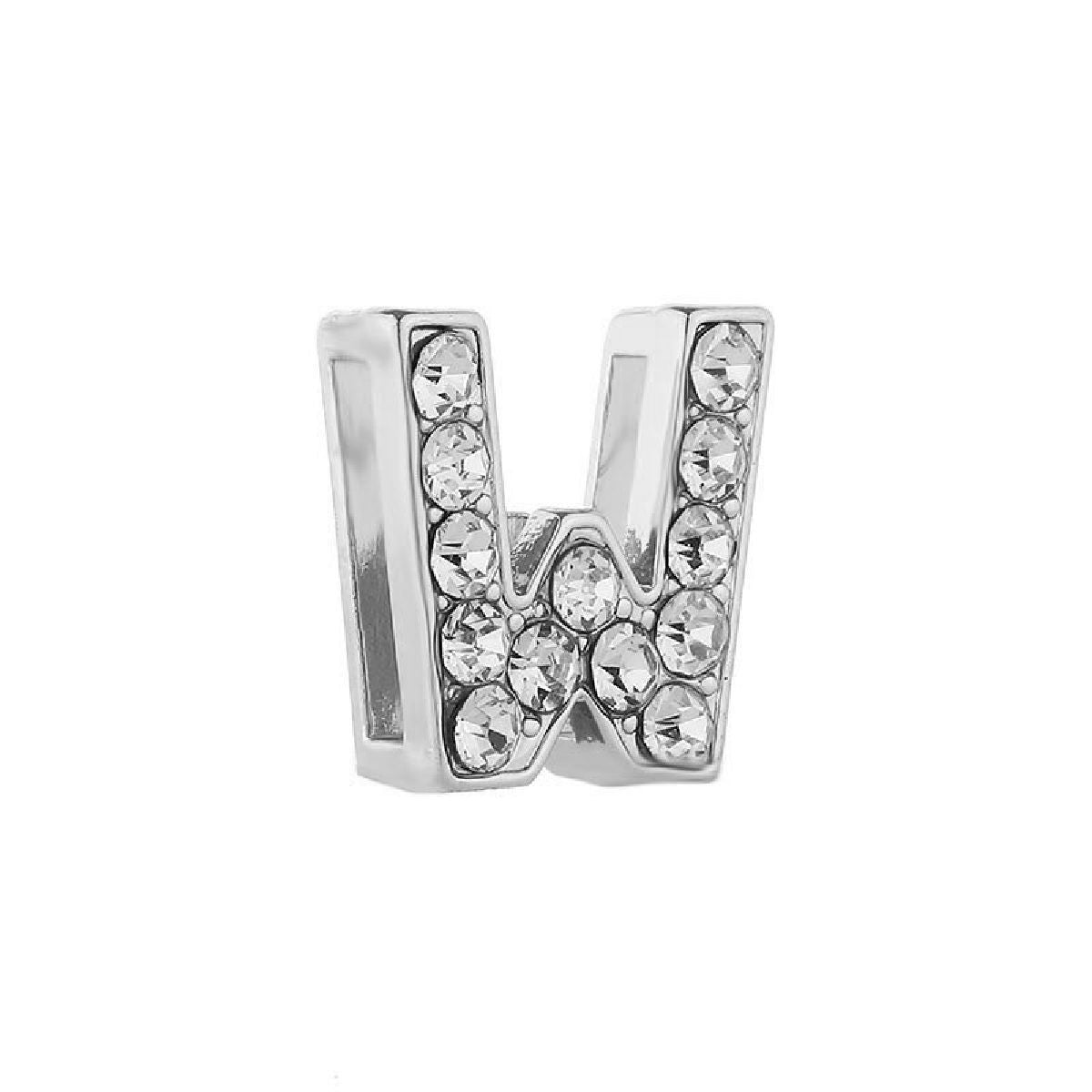 Initial Alphabet All Small Letter Cubic Zirconia Silver Necklace Birthday Gifts For Women Girls