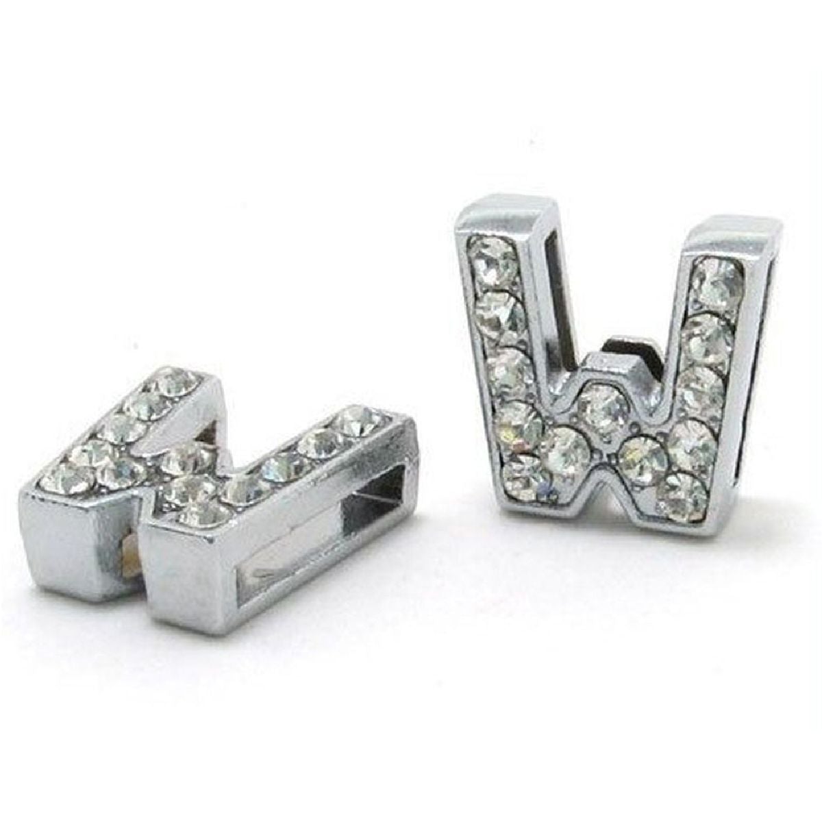 Initial Alphabet All Small Letter Cubic Zirconia Silver Necklace Birthday Gifts For Women Girls