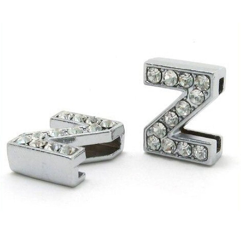 Initial Alphabet All Small Letter Cubic Zirconia Silver Necklace Birthday Gifts For Women Girls