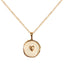 Copper Heart White Gold Enamel Necklace Pendant Chain For Women Bulk