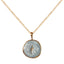 Copper Lightning Grey Gold Enamel Necklace Pendant Chain Women Bulk
