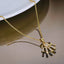 Evil Eye Lash Cubic Zirconia 18K Gold Copper Pendant Chain Women Bulk