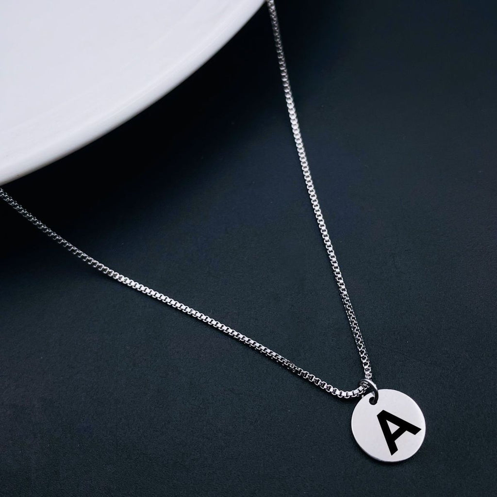 Copper Silver Medallion Charm Necklace Pendant Chain For Women Bulk