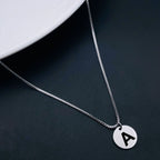 Copper Silver Medallion Charm Necklace Pendant Chain For Women Bulk