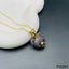 Baby Pink Teddy Bear Cubic Zirconia 18K Gold Pendant Links Chain Bulk