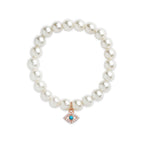 Brass 18K Evil Eye Charm Embellishment Bracelet For Women Bulk