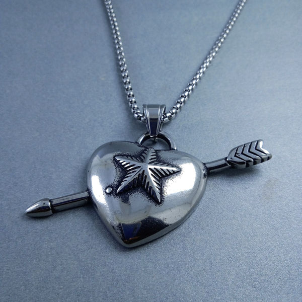 Antique Silver Design Stainless Steel Necklace Pendant Chain Bulk Main image