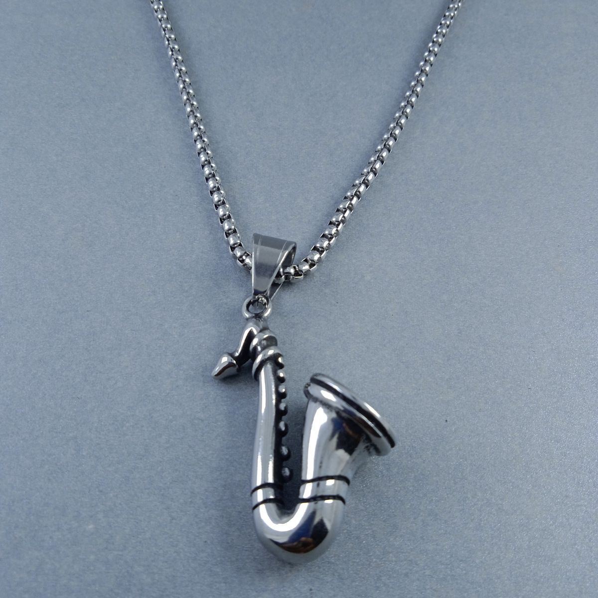Antique Silver Design Stainless Steel Necklace Pendant Chain Bulk