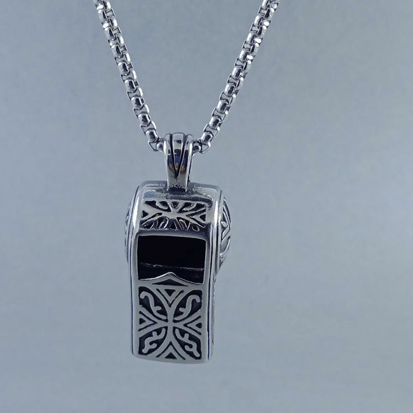 Antique Silver Design Stainless Steel Necklace Pendant Chain Bulk Main image