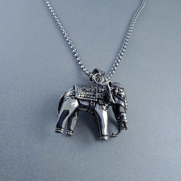 Antique Silver Design Stainless Steel Necklace Pendant Chain Bulk Main image