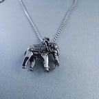 Antique Silver Design Stainless Steel Necklace Pendant Chain Bulk