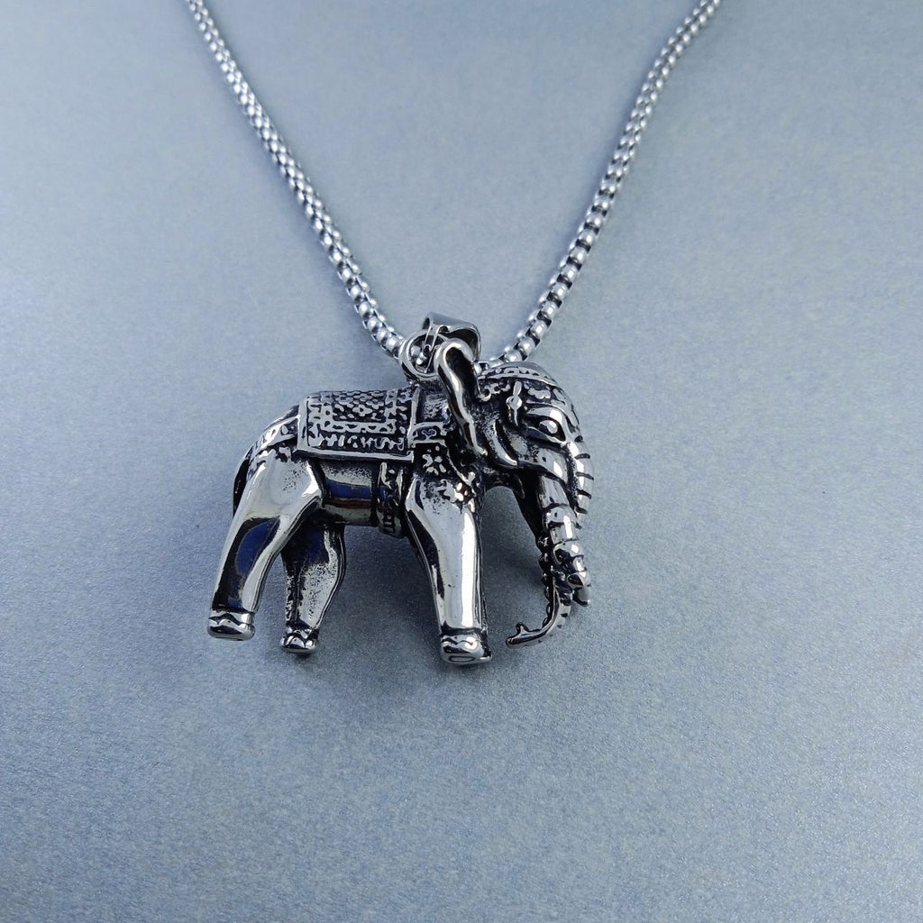 Antique Silver Design Stainless Steel Necklace Pendant Chain Bulk