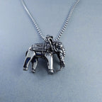 Antique Silver Design Stainless Steel Necklace Pendant Chain Bulk