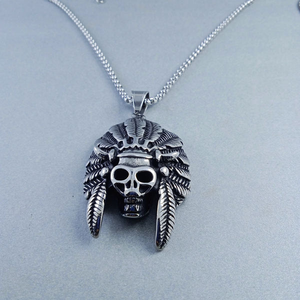 Antique Silver Design Stainless Steel Necklace Pendant Chain Bulk Main image