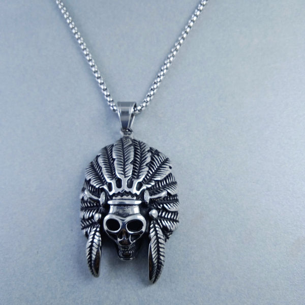 Antique Silver Design Stainless Steel Necklace Pendant Chain Bulk Secondary image