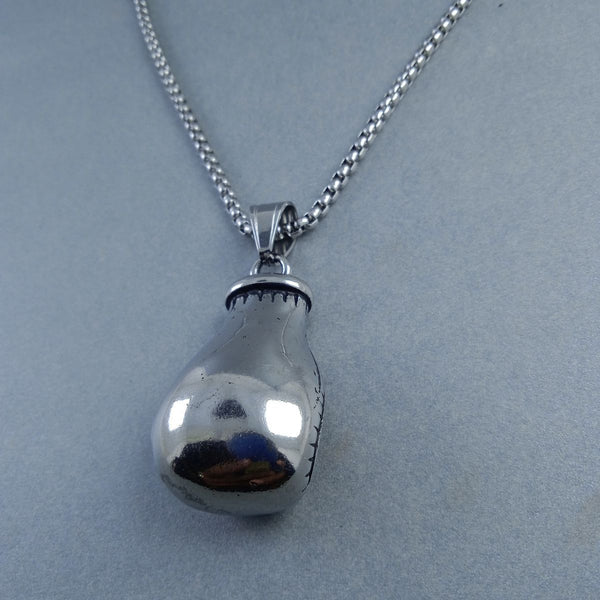 Antique Silver Design Stainless Steel Necklace Pendant Chain Bulk Main image