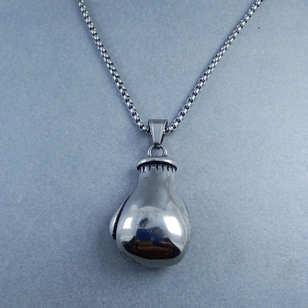 Antique Silver Design Stainless Steel Necklace Pendant Chain Bulk Secondary image