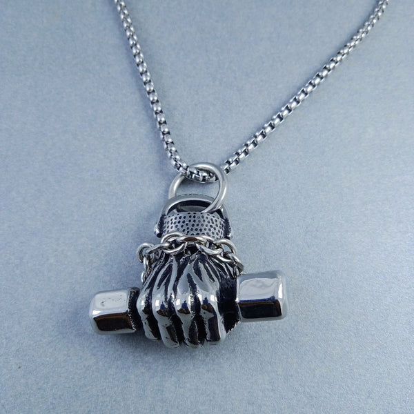 Antique Silver Design Stainless Steel Necklace Pendant Chain Bulk Main image