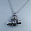 Antique Silver Design Stainless Steel Necklace Pendant Chain Bulk