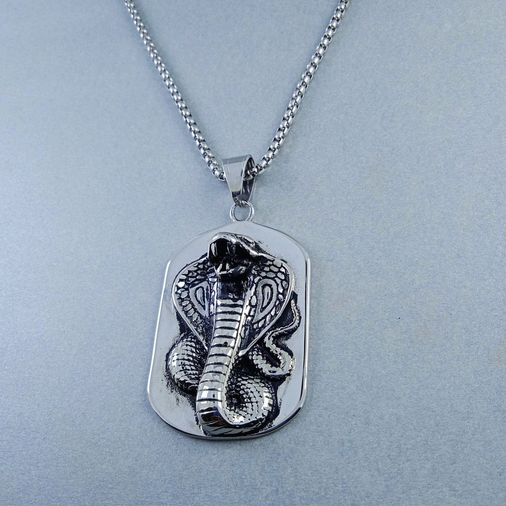 Antique Silver Design Stainless Steel Necklace Pendant Chain Bulk