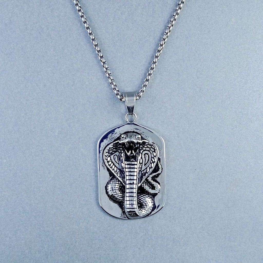 Antique Silver Design Stainless Steel Necklace Pendant Chain Bulk