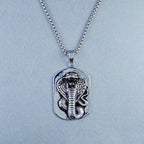 Antique Silver Design Stainless Steel Necklace Pendant Chain Bulk