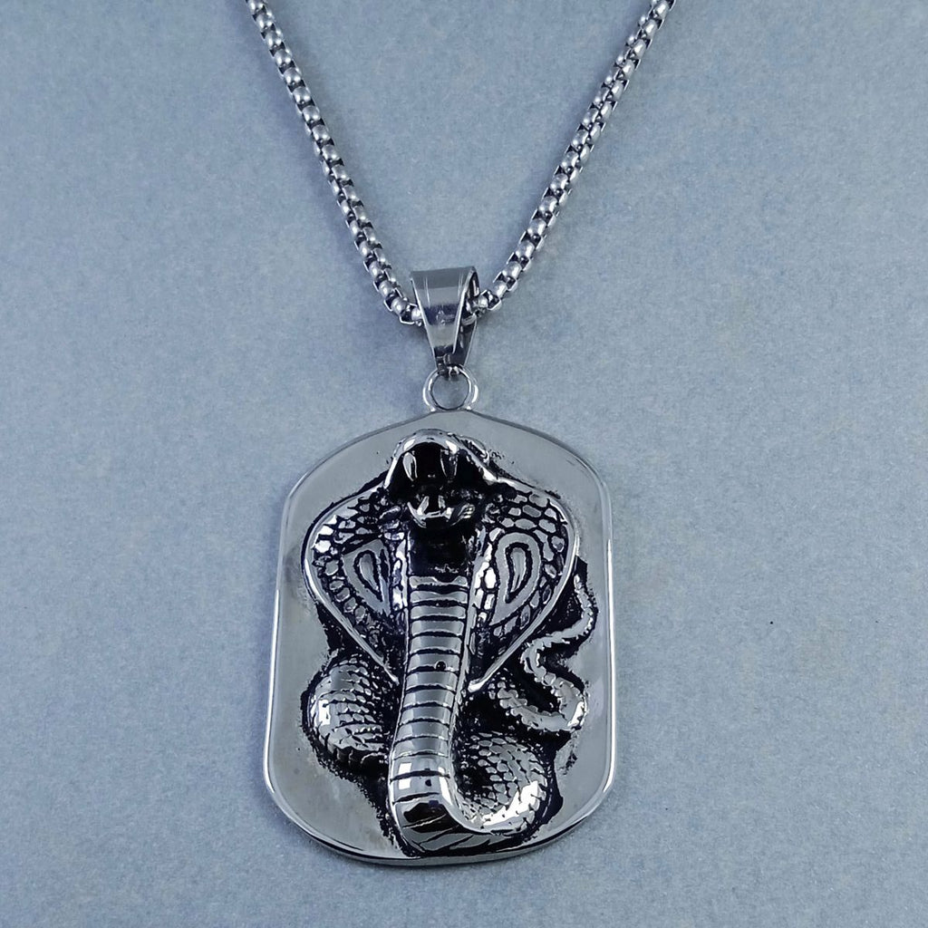 Antique Silver Design Stainless Steel Necklace Pendant Chain Bulk
