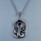 Antique Silver Design Stainless Steel Necklace Pendant Chain Bulk