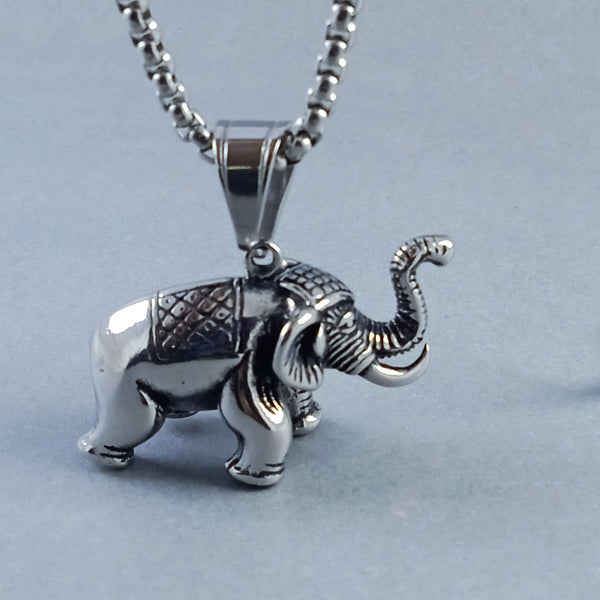 Antique Silver Design Stainless Steel Necklace Pendant Chain Bulk Main image