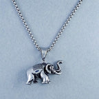 Antique Silver Design Stainless Steel Necklace Pendant Chain Bulk