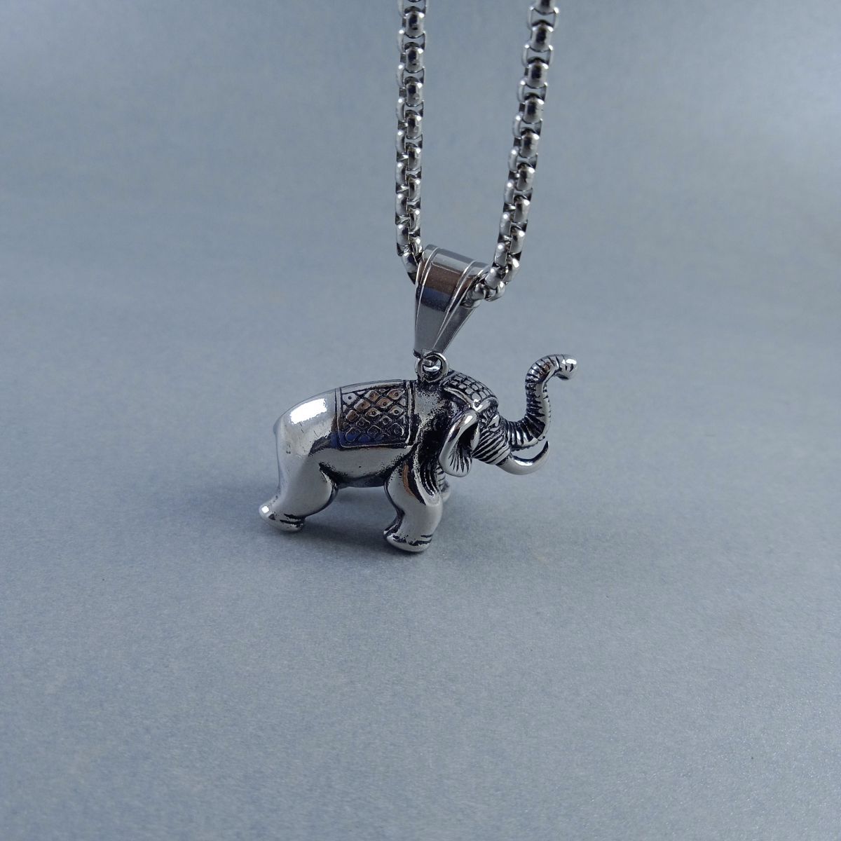 Antique Silver Design Stainless Steel Necklace Pendant Chain Bulk