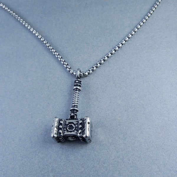 Antique Silver Design Stainless Steel Necklace Pendant Chain Bulk Main image