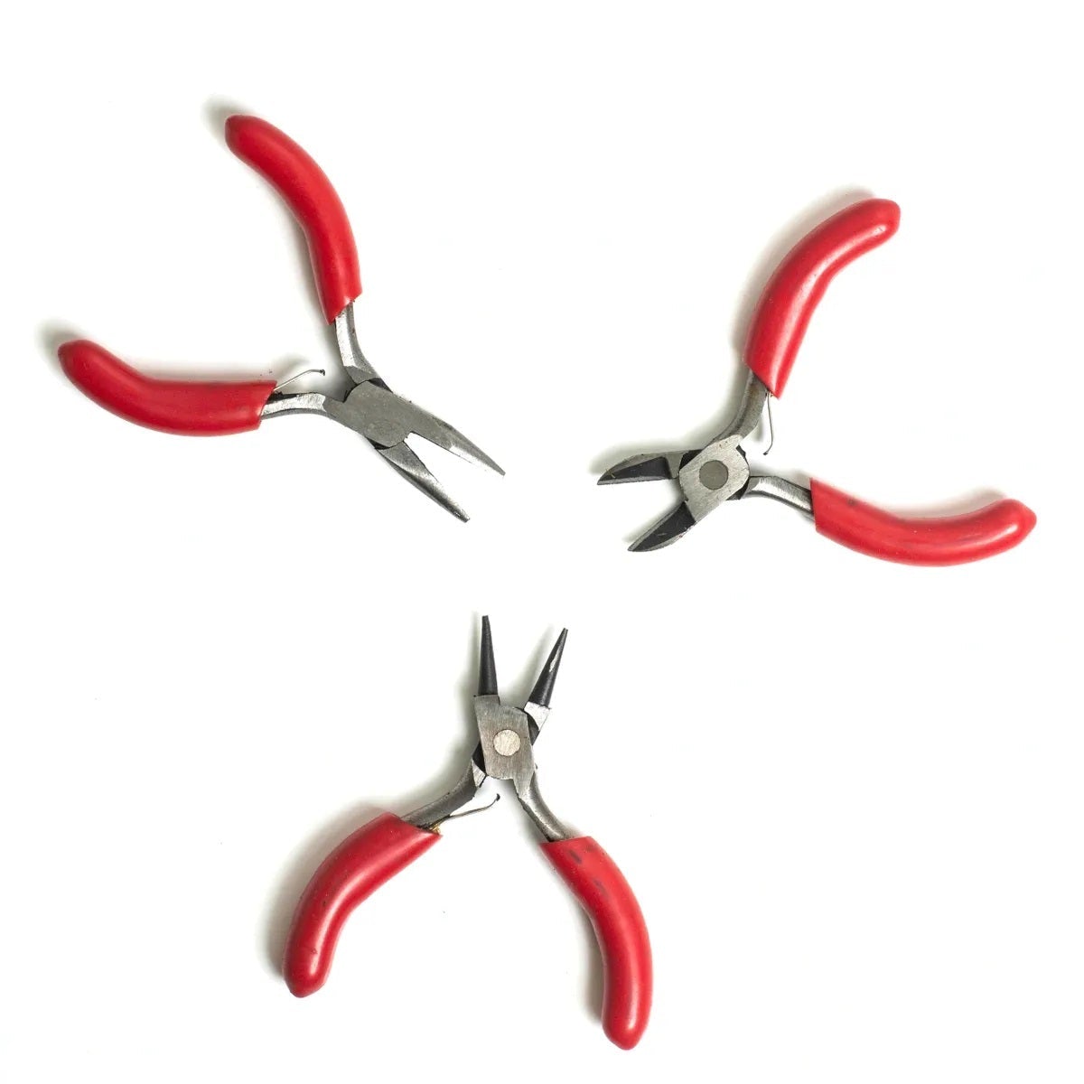 Black Needle Nose Combination Round Nose Length 3-Inch Pack Of 3 Jewellery Making Tools
