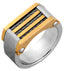 Stylish Surgical Stainless Steel Gold Silver Wedding Ring Boys Bulk