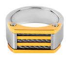 Stylish Surgical Stainless Steel Gold Silver Wedding Ring Boys Bulk