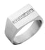 Stylish Surgical Stainless Steel Silver Wedding Ring Boys Bulk