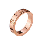 Rose Gold Stainless Steel Band Ring Women Gift Bulk