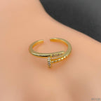 Silver Copper Band Ring Adjustable Free Size For Women Bulk