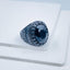 Stylish Daily Party Biker Alloy Crystal Black Round Ring For Men Bulk