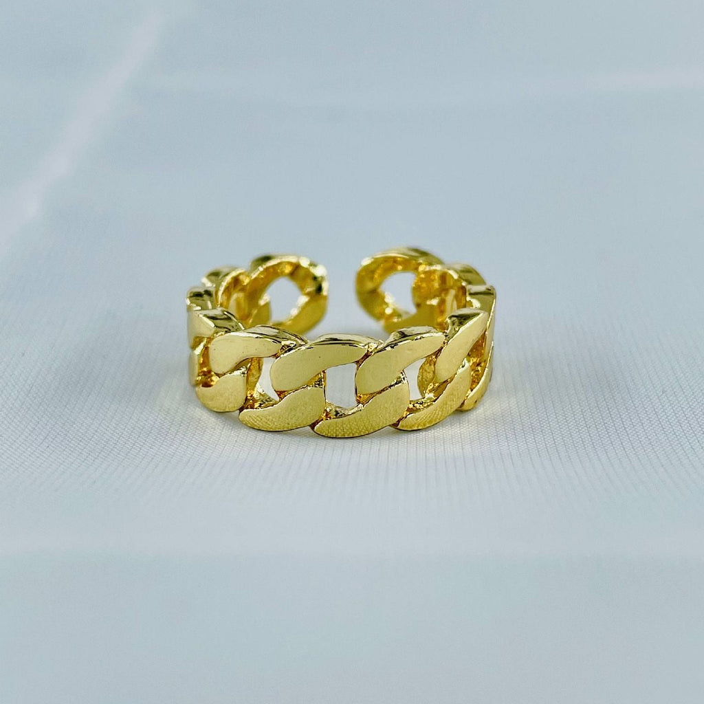 Curb Copper Gold Ring For Women Bulk