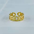 Curb Copper Gold Ring For Women Bulk