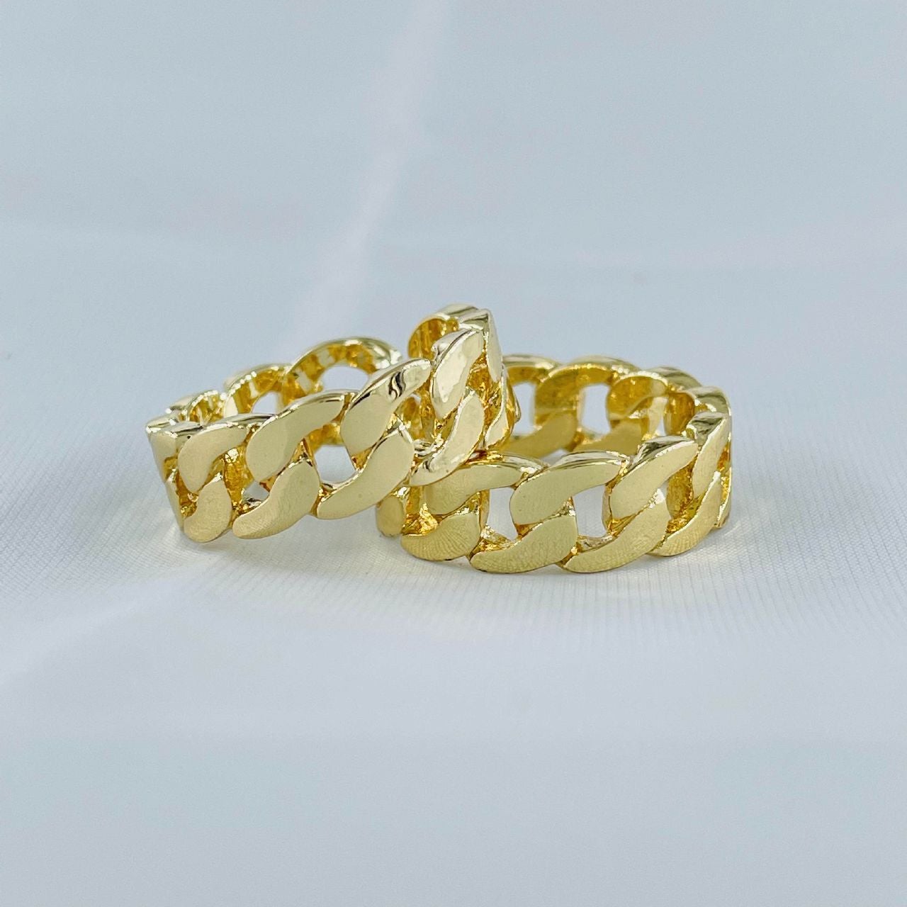 Curb Copper Gold Ring For Women Bulk Secondary image