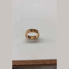 Screw Rose Gold Stainless Steel American Diamond Ring For Women Bulk