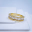 Copper Cubic Zirconia Crystal Gold Free Size Adjustable Ring Bulk