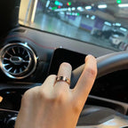 Luxury Screw Stainless Steel Gold Band Ring For Women Bulk